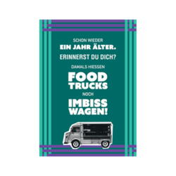 Postkarten Foodtrucks Imbisswagen