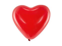 Ballon coeur rouge 25cm 100 pièces