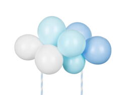 Blaue Ballon Kuchentoppers