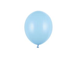 Mini ballons 12cm bleu bébé pastel 100 pièces