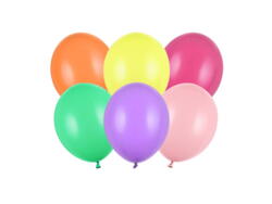 Mini ballons 12cm mélange pastel 100 pièces