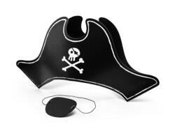 Chapeau de pirate avec cache-œil