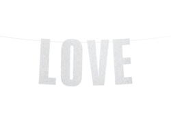 Banner Love Silber