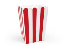 Popcornboxen Rot-Weiss Gestreift