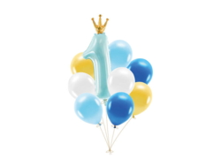 Ballon Set 1 Geburtstag Blau