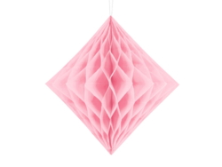 Deko Seidenpapier Diamant Hell Pink 30cm