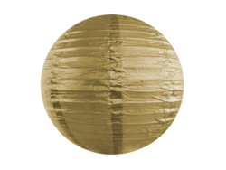 Papierlaterne Gold 25cm