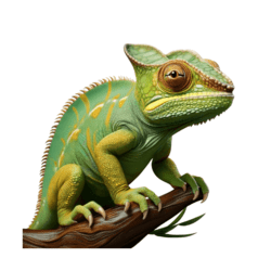 Bügelbild Chamäleon