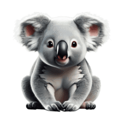 Bügelbild Koala