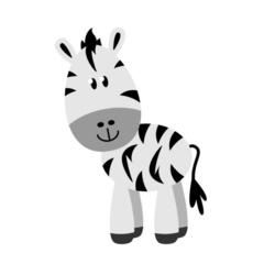 Bügelbild Zebra