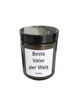 Bougie parfumée Beste Vater der Welt