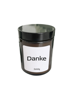 Duftkerze Danke