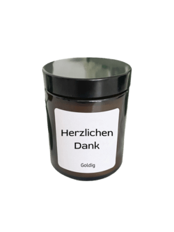 Bougie Parfumée Herzlichen Dank