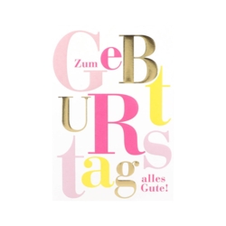 Zum Geburtstag alles Gute