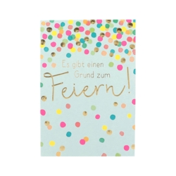 Es gibt einen Grund zum Feiern