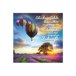 Geburtstagskarte Glücksgefühle Gesundheit ein spannen 