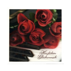 Geburtstagskarte Herzlichen Glückwunsch 