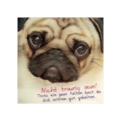 Geburtstagskarte Nicht traurig sein Trotz ein paar  