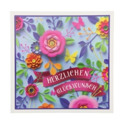Geburtstagskarte Herzlichen Glückwunsch 