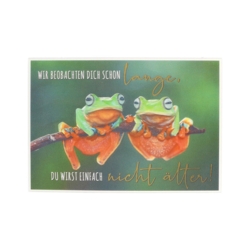 Geburtstagskarte Wir beobachten dich schon lange