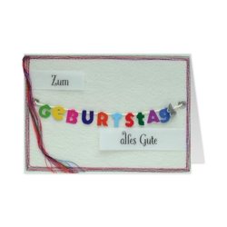 Geburtstagskarte Zum Geburtstag 