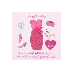 Geburtstagskarte Happy Birthday 