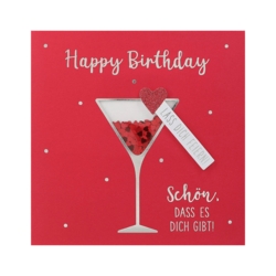 Geburtstagskarte Happy Birthday Schön dass es dich gibt 