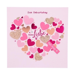 Geburtstagskarte Zum Geburtstag alles Liebe für dich 