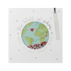 Geburtstagskarte Happy Birthday Die Welt ist schön 