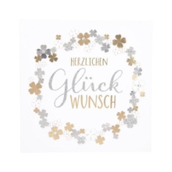 Geburtstagskarte Herzlichen Glückwunsch 