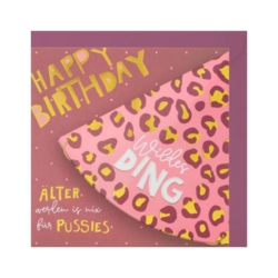 Geburtstagskarte Happy Birthday Wildes Ding