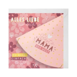 Geburtstagskarte Alles Liebe für dich  Beste Mama der Welt  Du bist einfach toll      