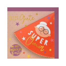 Geburtstagskarte  Alles Gute  Superoma  Du bist einfach die Beste      