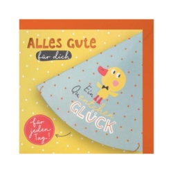 Geburtstagskarte  Alles Gute für dich  Ein Quentchen Glück  für jeden Tag      