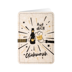 Geburtstagskarte  Auf dich  Glückwunsch     