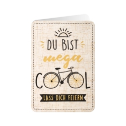 Geburtstagskarte  Du bist mega cool  Lass dich feiern     