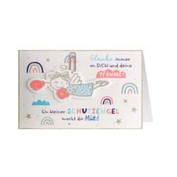 Grusskarte Engel Schutzengel macht dir Mut