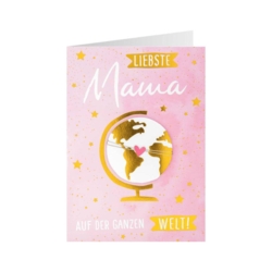 Grusskarte Sterne Liebste Mama