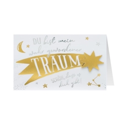 Grusskarte Sterne Du bist mein Traum