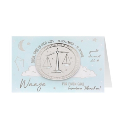 Grusskarte Sterne Wage