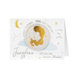 Grusskarte Sterne Jungfrau