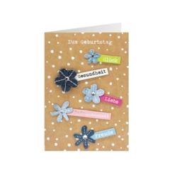 Geburtstagskarte Jeans Schöne Wunsche