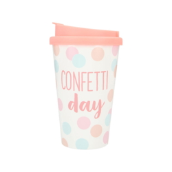 To Go Becher Confetti day