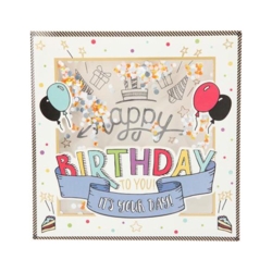 Geburtstagskarte Happy Birthday to you