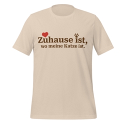 T-shirt chat - Chez moi, c’est mon chat