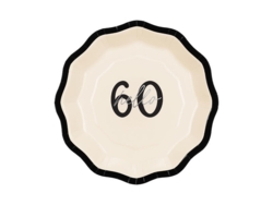 Tischdeko Pappteller Hello 60