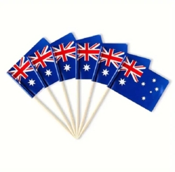 Australien Flaggen-Picker 100 Stück