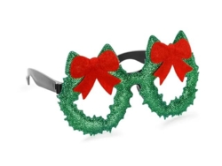 Weihnachtskranz Brille