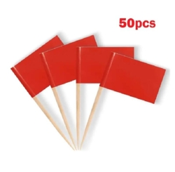 Rote Flaggen-Picker 50 Stück