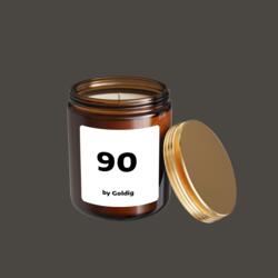 Bougie parfumée avec chiffre 1